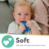 image:imageNuby Geo Zoos Massaging Teether  Baby Teething Toy  Soft Easy Grip  3 Months  Elephant  Easter Basket Stuffer