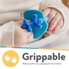 image:imageNuby Geo Zoos Massaging Teether  Baby Teething Toy  Soft Easy Grip  3 Months  Elephant  Easter Basket Stuffer