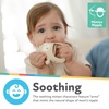 image:imageNuby Silicone Wrist Teething Mitten  Baby Teether Ring  3 Months  Blue BearBrown Monkey
