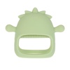 image:imageNuby Silicone Wrist Teething Mitten  Baby Teether Ring  3 Months  Blue BearGreen Hedgehog