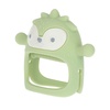 image:imageNuby Silicone Wrist Teething Mitten  Baby Teether Ring  3 Months  Blue BearGreen Hedgehog