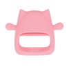image:imageNuby Silicone Wrist Teething Mitten  Baby Teether Ring  3 Months  Blue BearPink Owl