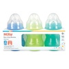 image:imageNuby Wide Neck NonDrip Bottle  Baby Bottles with AntiColic VariFlo Valve  3Pack 8 oz  0 Months  Yellow Blue GreenYellow  Blue  Green