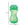 image:imageNuby 2Pack No Spill Easy Grip Trainer Cup 10 oz Blue and GreenBlueGreen