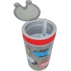 image:imageNuby All in One Snack Bowl and No Spill Soft Straw Cup  2 Pack Aqua Ocean Animals amp Green Puppy Dogs  Snack N Sip Holds 45 oz Container with Lid and 9 oz 270 ml Straw Cup 12 Months Aqua MonstersGrey Cars