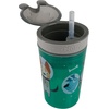 image:imageNuby All in One Snack Bowl and No Spill Soft Straw Cup  2 Pack Aqua Ocean Animals amp Green Puppy Dogs  Snack N Sip Holds 45 oz Container with Lid and 9 oz 270 ml Straw Cup 12 Months Aqua OceanGreen Puppies