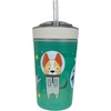 image:imageNuby All in One Snack Bowl and No Spill Soft Straw Cup  2 Pack Aqua Ocean Animals amp Green Puppy Dogs  Snack N Sip Holds 45 oz Container with Lid and 9 oz 270 ml Straw Cup 12 Months Aqua OceanGreen Puppies