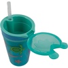 image:imageNuby All in One Snack Bowl and No Spill Soft Straw Cup  2 Pack Aqua Ocean Animals amp Green Puppy Dogs  Snack N Sip Holds 45 oz Container with Lid and 9 oz 270 ml Straw Cup 12 Months Aqua OceanGreen Puppies