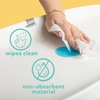 image:imageNuby Diaper Changing Pad with Safety Harness for Infants  NonSlip Base Contoured Sides Soft Foam and Waterproof Surface