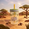 image:imageNuby Thirsty Kids Flexstraw 15oz Cup Safari Animals