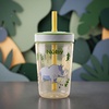 image:imageNuby Thirsty Kids Flexstraw 15oz Cup Safari Animals