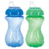 image:imageNuby 2Pack No Spill Easy Grip Trainer Cup 10 oz Blue and GreenBlueGreen