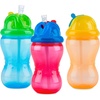 image:imageNuby 3 Pack Boy Mega Flip It Cup with Soft Flex Straw 12 OzAsorted Color