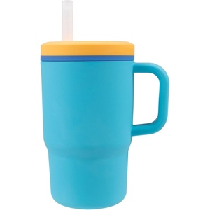 image:imageNuby Thirsty Kids Silicone Tiny Tumbler for Babies and Toddlers  10 ozAqua